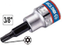 Насадка (бита) торцевая 3/8", TORX, T9, L = 50 мм, с отверстием KING TONY