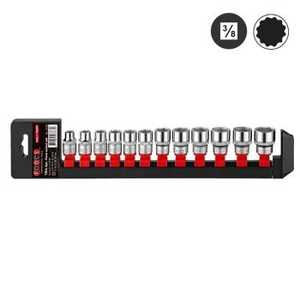 3/8" Набор головок 12-гр. 12 пр. 8-19 мм