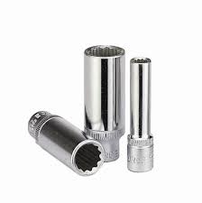 Головка торцевая 19мм 1/2" 12-гранная глубокая L77мм